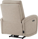 Watson & Whitely Power Recliner Chairs for Adults, Zero Wall Recliners W Power Headrest Type-C Charger, Small RV Recliners Home Theater Seating for Living Room, Fabric in Khaki