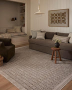 Loloi Amber Lewis Cali Collection CIL-02 Natural/Slate 7'-10" x 10', .25" Pile Height, Area Rug