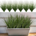48PCS 17.3" Fake Plants Artificial Wheat Grass Greenery Plastic Plants Fake Grass Artificial Plants for Outdoor Decor Artificial Plant with Greenery Stems for Indoor Home Decoration