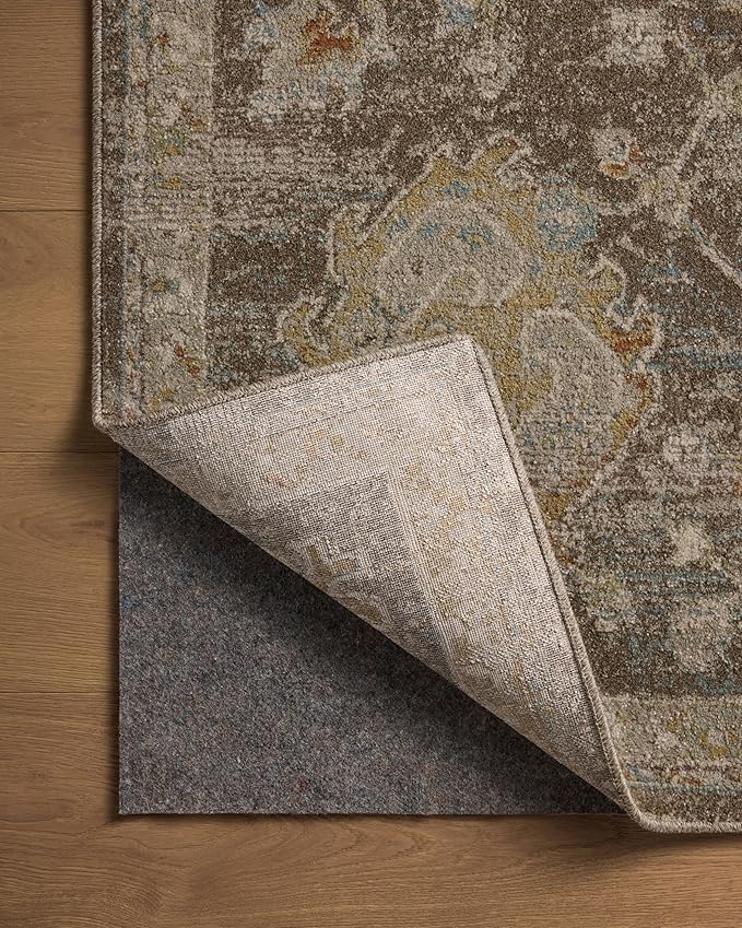 Loloi Magnolia Home by Joanna Gaines Mona Collection MOA-02 BARK/Multi 2'-6" x 4'-0" Accent Rug