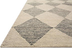 Loloi Chris Loves Julia Francis Collection FRA-01 Beige/Charcoal 8'-6" x 12' Area Rug