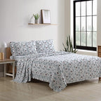 Eddie Bauer - Twin Sheets, Cotton Flannel Bedding Set, Brushed For Extra Softness, Cozy Home Decor (Tree Farms, Twin)
