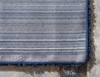 Unique Loom Solid Shag Collection Area Rug (2' 2" x 3' 1" Rectangle, Sapphire Blue/ Navy Blue)