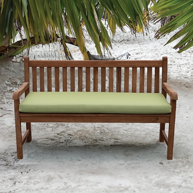 Tommy Bahama Bench Cushion, 50" X 16" X 2.5", Bamboo Bay Pear