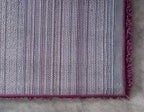 Unique Loom Solid Shag Collection Area Rug (6' 1" x 9' Rectangle, Eggplant Purple)