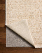 Loloi Chris Loves Julia Palma Collection PLM-01 Ivory/Sand 3'-6" x 5'-6" Fringe Accent Rug Vintage Style Boho Living Room Bedroom Carpet