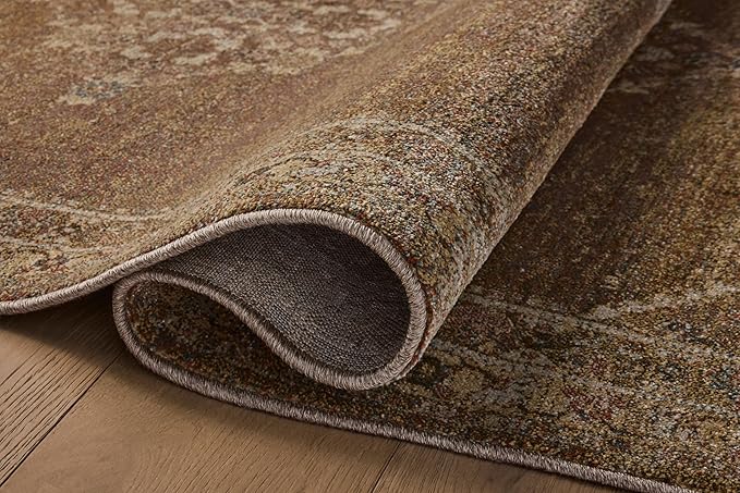 Loloi Magnolia Home by Joanna Gaines Mona Collection MOA-04 Sunset/Natural 7'-6" x 10' Area Rug