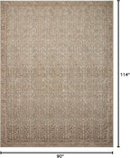 Loloi Angela Rose Aubrey Collection AUB-04 Sage/Bark 7'-6" x 9'-6", .19" Pile Height, Area Rug