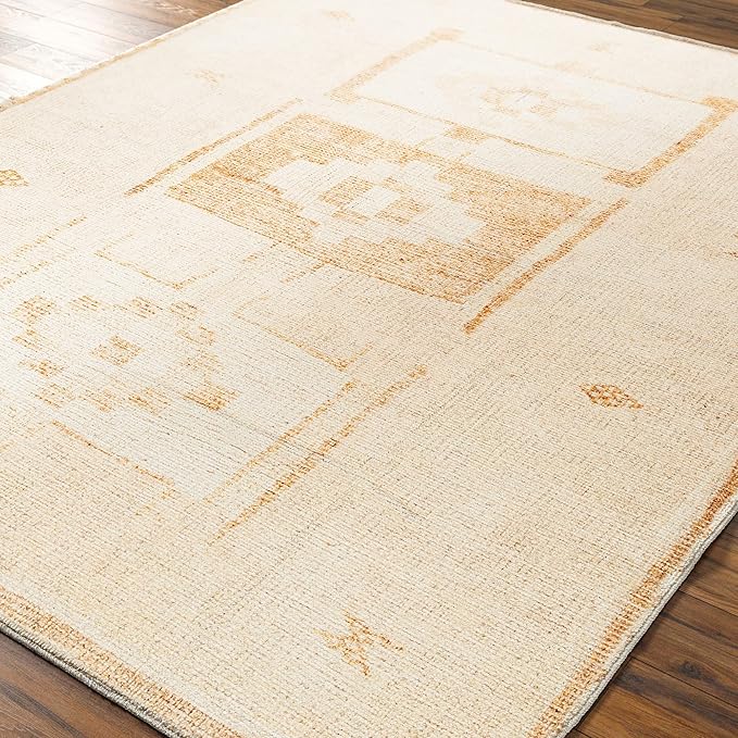 Livabliss x Becki Owens Solana Medallion Area Rug , 3'11" x 5'7", Peach