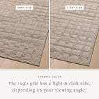 Loloi Amber Lewis Monty Collection MOT-06 Pebble/Beige 9'-2" x 13', .50" Pile Height, Area Rug