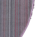 Unique Loom Solid Shag Collection Area Rug (3' 3" x 5' 3" Oval, Lilac)