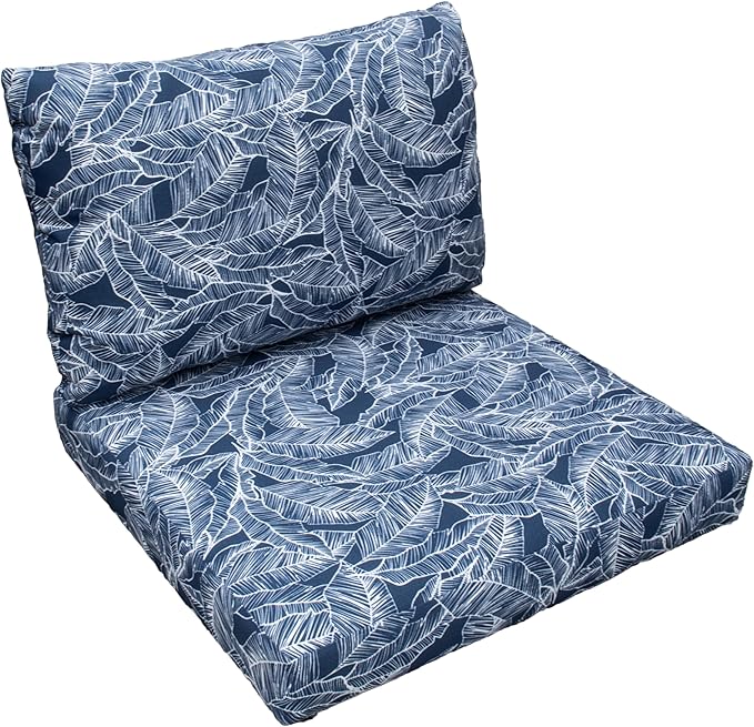 Tommy Bahama Deep Seating Lounge Cushion, 24" X 26" X 4", Pacific Zaffre