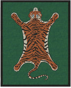 RUGGABLE x Jonathan Adler Washable Modern Area Rug – Tiger Emerald 8x10, Stain-Resistant, Non-Slip – Large Machine Washable Rugs for Living Room, Bedroom, Hallway, Entryway & Office–with Standard Pad