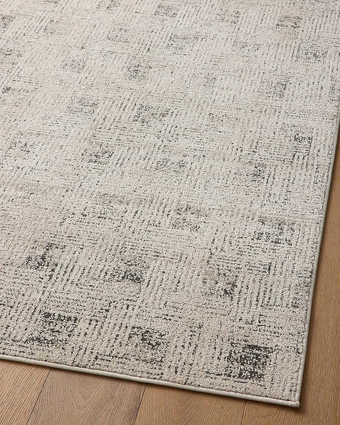 Loloi Kamala Collection KAM-01 Grey/Graphite 4'-0" x 6'-0" Accent Rug