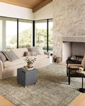 Loloi Amber Lewis Morgan Collection MOG-04 Sea/Sage 7'-3" x 9'-3" 38" Thick Area Rug feat. CloudPile, Neutral, Room Décor, Vintage Inspired, Livingroom, Bedroom, Dining Area