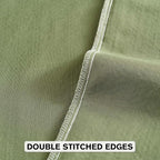 FUTEI Sage Green Chenille Throw Pillow Covers 22x22 Inch Set of 2,Soft Striped & Diamond Textured Cushion Cases,Modern Home Decor for Couch Living Room