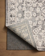Loloi Magnolia Home by Joanna Gaines Gigi Collection GIG-01 Grey/Ivory 5'-3" x 7'-6" Area Rug