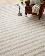 Loloi Chris Loves Julia Chris Collection CHR-05 Ivory/Slate 8'-6'' x 11'-6'', .50" Pile Height, Area Rug