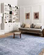 Loloi Loren Collection LQ-09 Slate 3'-6" x 5'-6" Accent Rug