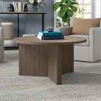 Henn&Hart Anders Coffee Table, 32" Wide,Grey