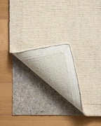 Loloi Magnolia Home by Joanna Gaines Henley Collection HNY-01 Ivory/Smoke 8'-6" x 11'-6" Area Rug