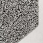 Unique Loom Solid Shag Collection Area Rug (6' 1" Octagon, Cloud Gray)