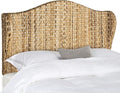 SAFAVIEH Home Collection Nadine Natural Winged Headboard, King
