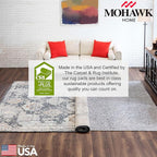 Mohawk Home 5' 9" x 9' Non Slip Grip Rug Pad 3/8" Thick Dual Surface Felt Cushion + Rubber Gripper - Safe for All Floors