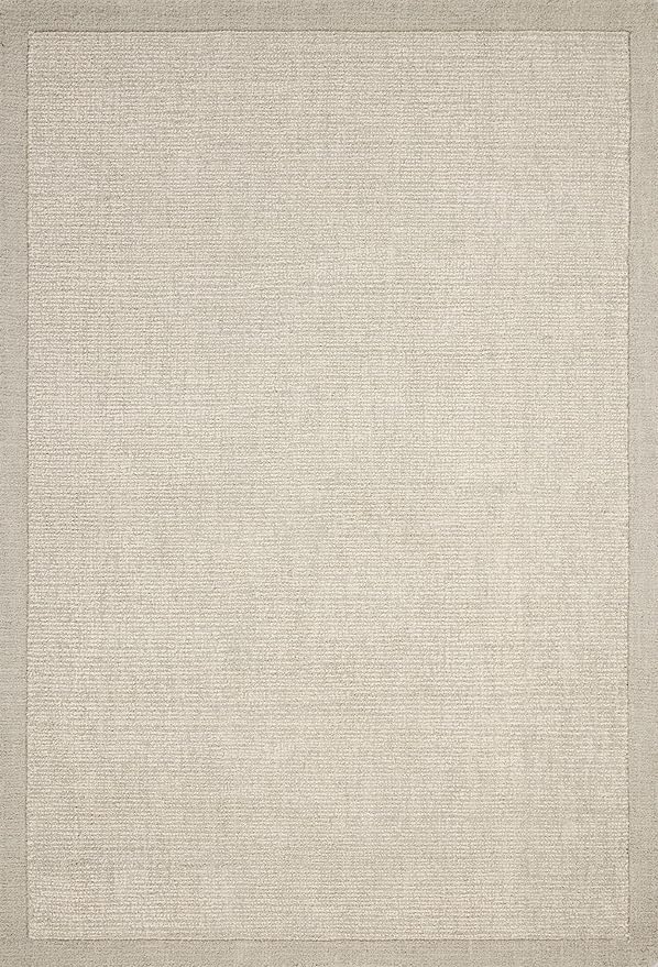 Loloi Magnolia Home by Joanna Gaines Henley Collection HNY-01 Ivory/Silver 2'-3" x 3'-9" Accent Rug