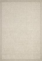 Loloi Magnolia Home by Joanna Gaines Henley Collection HNY-01 Ivory/Silver 2'-3" x 3'-9" Accent Rug