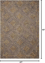 Loloi Varena Collection VAR-04 Plum/Gold 2'-3" x 3'-9" Accent Rug