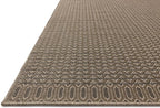 Loloi Chris Loves Julia Providence Collection PRC-05 Natural/Graphite 6'-3" x 9'-2", .12" Pile Height, Indoor/Outdoor Area Rug