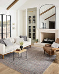 Loloi Adrian Collection ADR-04 Denim/Multi 2'-3" x 3'-9", .19" Thick Accent Rug