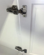 New White Shaker Single-sink Bathroom Vanity Base Cabinet 30" Wide x 21" Deep WS-V3021DLR