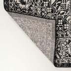 JONATHAN Y Vintage Medallion Indoor Runner Rug Black 2X8, Modern Boho for Living Room, Bedroom, Kitchen, Office, Easy-Cleaning, High Traffic, Pet-Friendly, Non-Shedding MDP100D-28