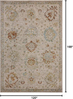 Loloi Magnolia Home by Joanna Gaines Mona Collection MOA-02 Oatmeal/Multi 10'-0" x 14'-0" Area Rug