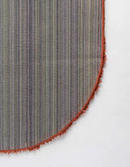 Unique Loom Solid Shag Collection Area Rug (7' 10" x 10' Oval, Terracotta)