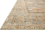 Loloi Margot Collection MAT-03 Ocean/Spice 8'-6" x 11'-6" Area Rug feat. CloudPile, No-Shed Easy Clean Large Patterned Area Rug for Living Room, Bedroom, Dining Area