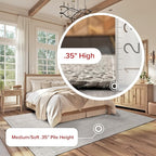 nuLOOM 5x8 Rigo Jute Hand Woven Area Rug, Grey, Solid Farmhouse Design, Natural Fiber, For Bedroom, Living Room, Dining Room, Hallway, Office, Kitchen, Entryway