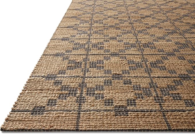 Loloi Chris Loves Julia Judy Collection JUD-05 Natural/Graphite 5'-0" x 7'-6" Area Rug