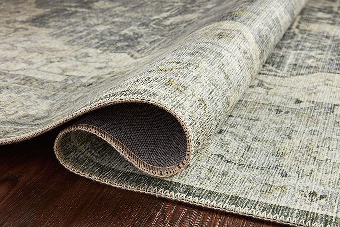 Loloi II Skye Collection SKY-12 Charcoal/Dove 3'-6" x 5'-6" Accent Rug