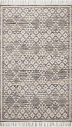 Loloi Angela Rose Rivers Collection RIV-01 Denim/Ivory 5'-0" x 7'-6" Reversible Area Rug