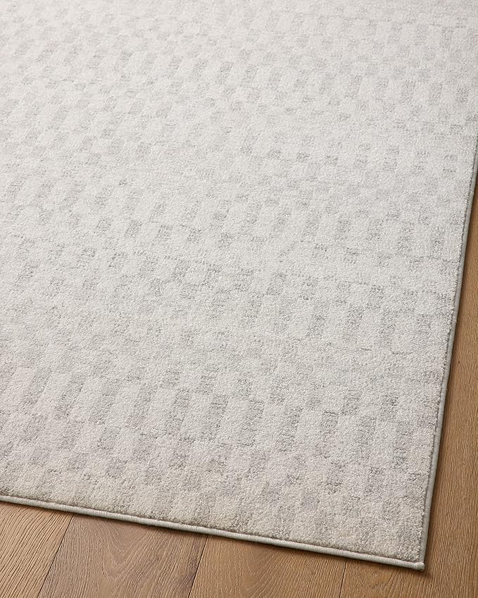 Loloi Kamala Collection KAM-05 Ivory/Grey 2'-7" x 8'-0" Runner Rug