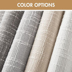 Madison Park Cordless Roman Shades, Total Blackout Window Blind Privacy Window Shades, Thermal Insulated Cordless Window Treatment for Bedroom, Living Room, Quincy, Single Panel 29"W X 64"H Light Grey