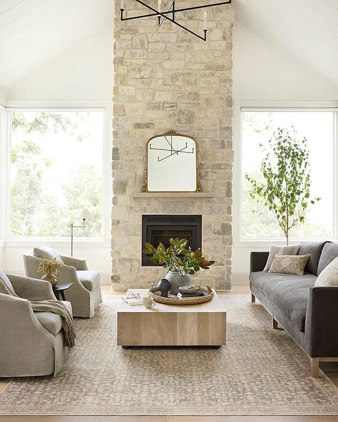 Loloi Angela Rose Aubrey Collection AUB-04 Sage/Bark 2'-3" x 3'-9", .19" Pile Height, Accent Rug