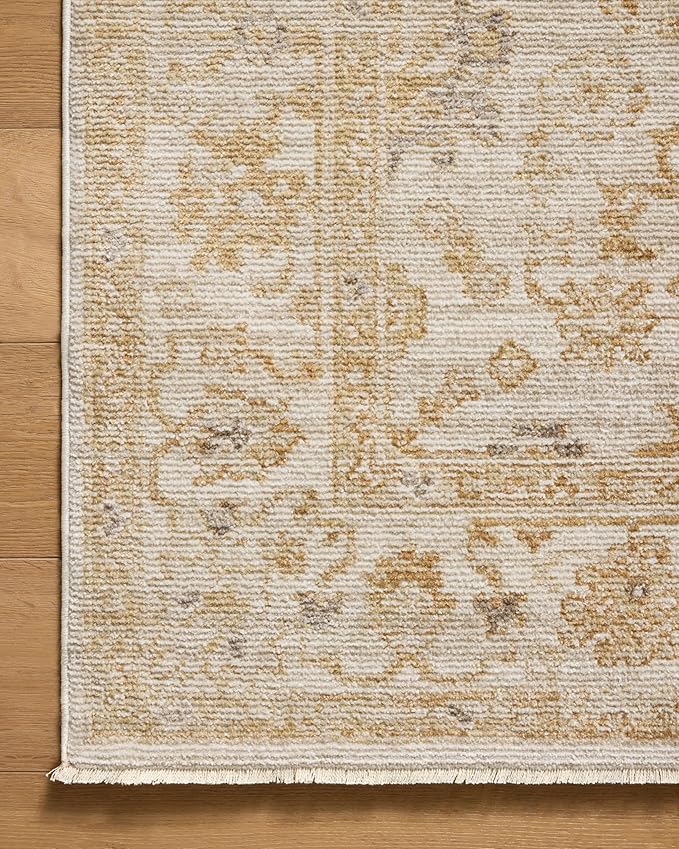 Loloi Magnolia Home by Joanna Gaines Pace Collection PAC-02 Natural/Gold 2'-6" x 10'-0" Runner Rug