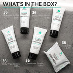 180 Piece Hotel Soap & Bulk Toiletries - Travel Essentials for Hosts & Guests - Hotel Shampoo & Conditioner Supplies for Guests, Hotel Toiletries Bulk Set, Mini Bulk Travel Size Toiletries