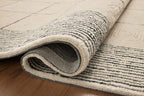 Loloi Chris Loves Julia Francis Collection FRA-02 Cream/Black 2'-6" x 7'-6" Runner Rug