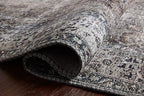 Loloi Layla Collection LAY-06 Taupe/Stone 7'-6" x 9'-6" .13" Thick Area Rug, Soft, Durable, Vintage Inspired, Distressed, Low Pile, Non-Shedding, Easy Clean, Printed, Living Room Rug