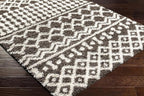Livabliss Hapsburg Moroccan Shag Runner Area Rug, 2'7" x 7'3" , Dark Brown